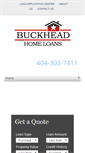 Mobile Screenshot of buckheadhomeloans.com